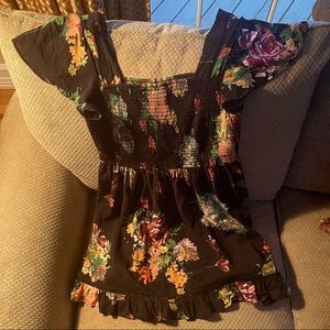 🥰 NEW Band of Gypsies black floral dress.